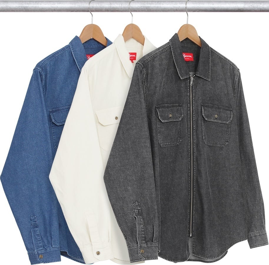 Denim Zip Shirt